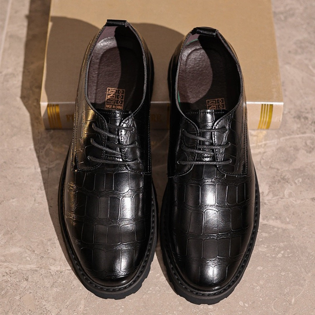 Prestige Croc Leather Shoes