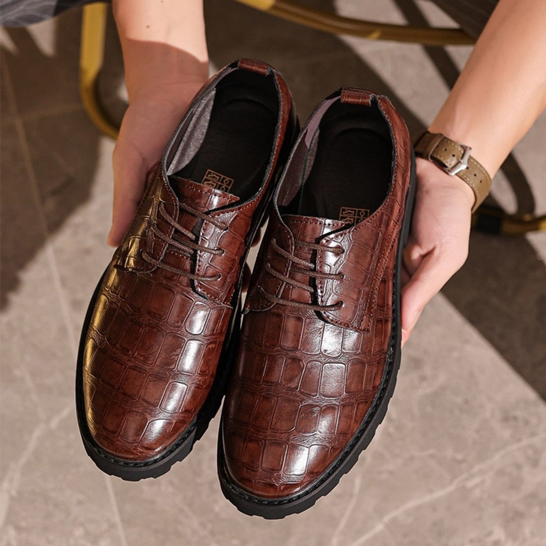 Prestige Croc Leather Shoes